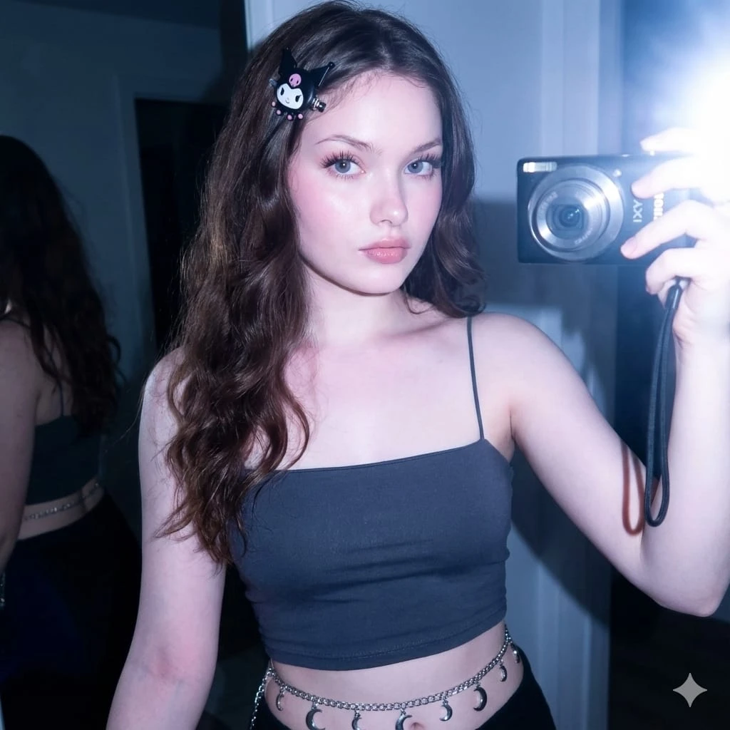 Y2K Cyber Ulzzang Selfie