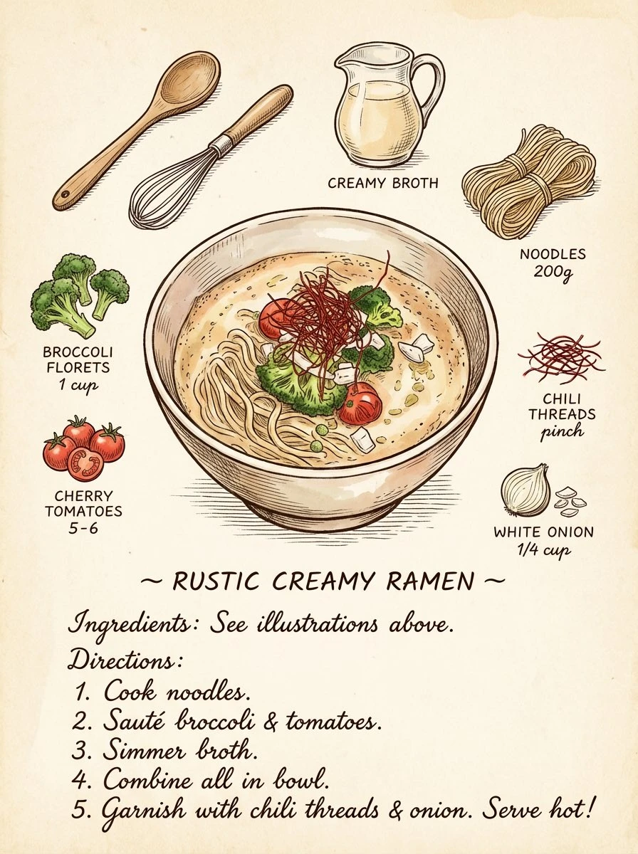 老式食谱风格插画
