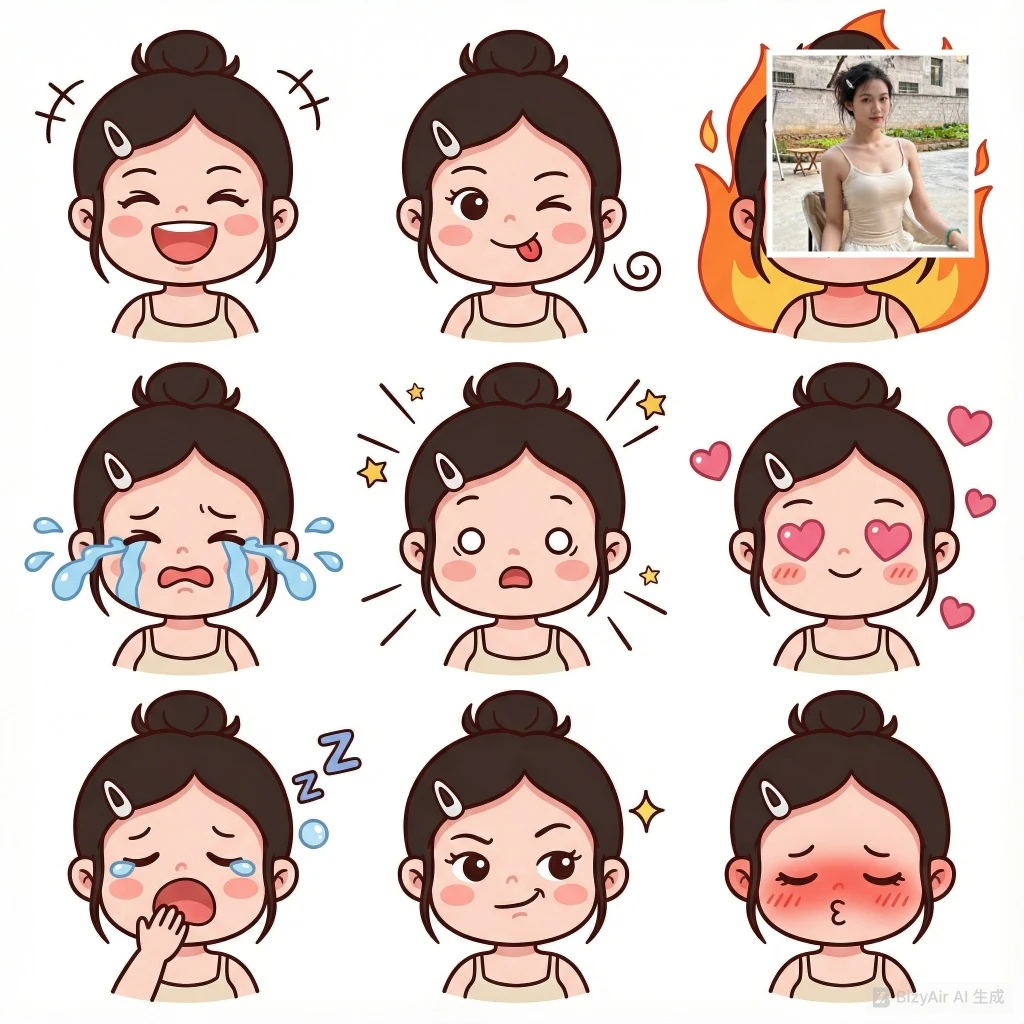 人像卡通表情包生成