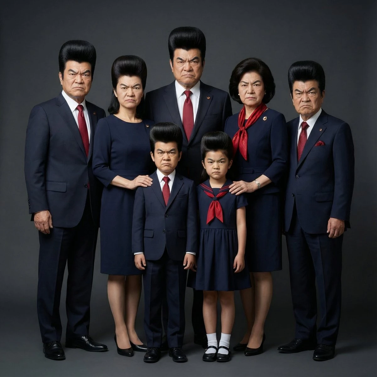 同一人脸家族写真生成系统