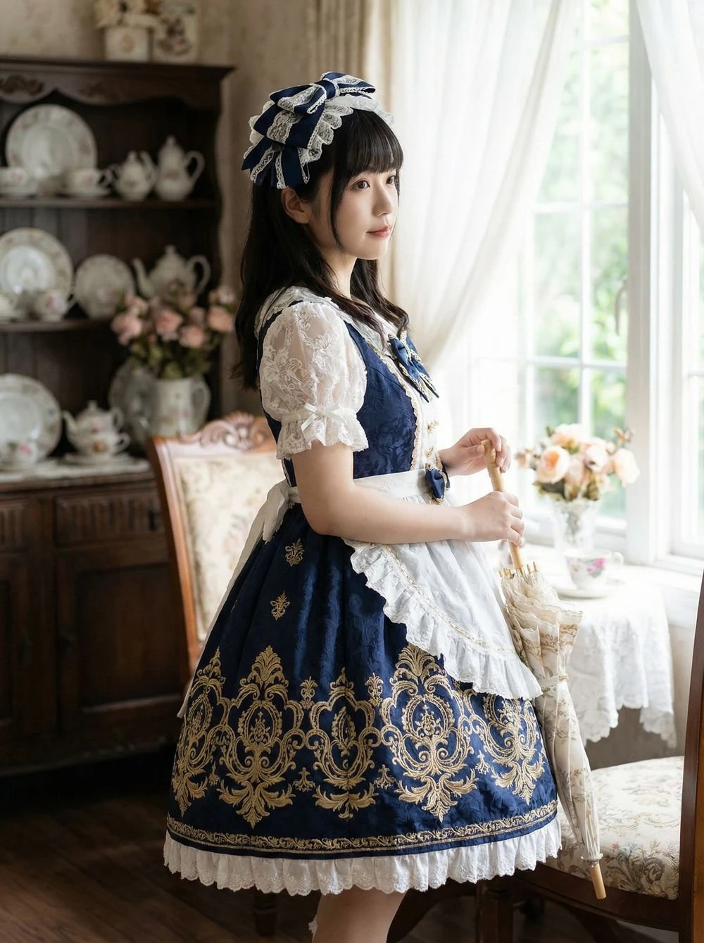 巴洛克风洛丽塔少女写真