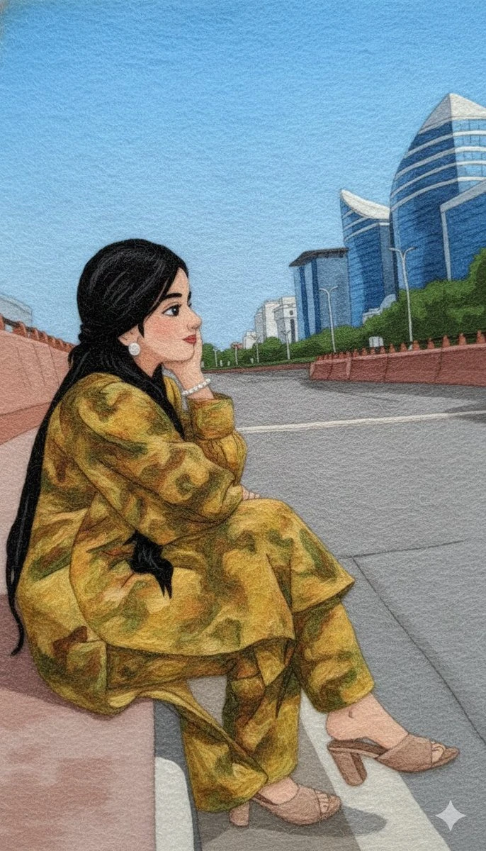 羊毛编织风格插画创作