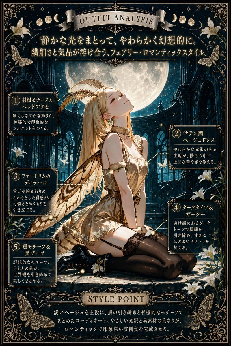 奇幻时尚服饰解析海报