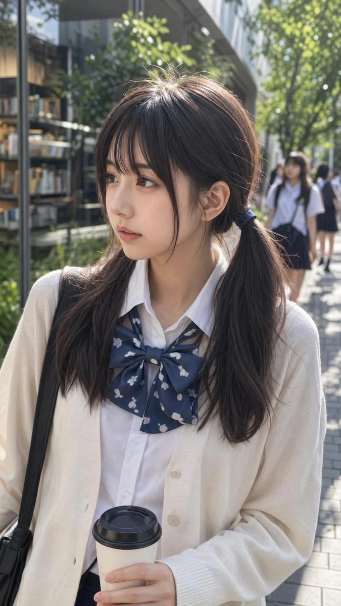 日系校园少女街拍