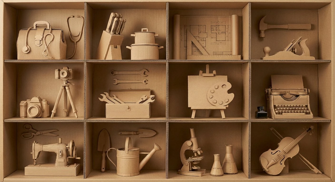 瓦楞纸职业工具艺术展