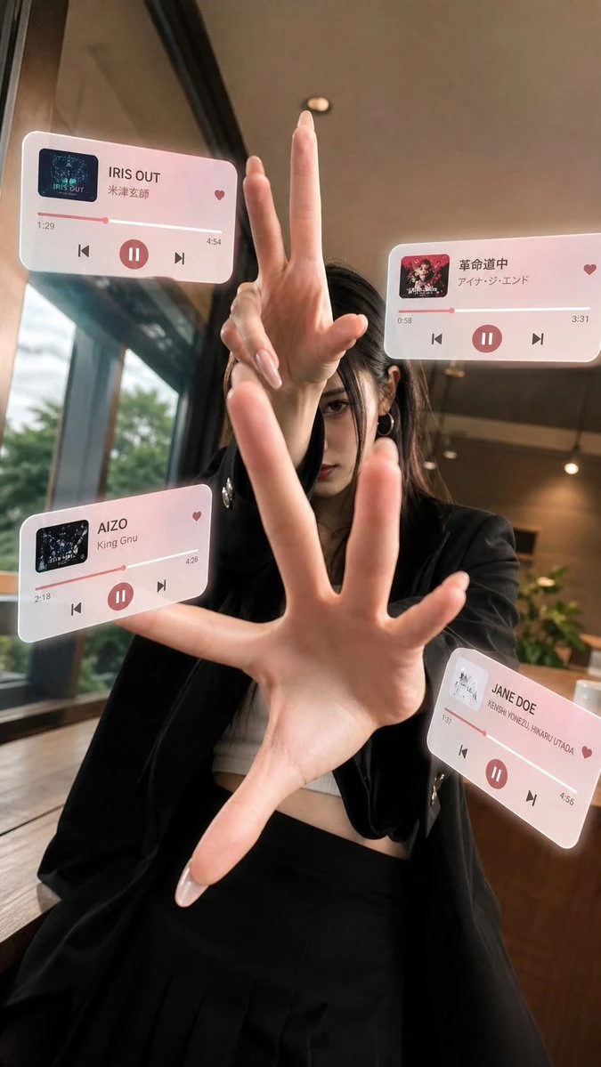 生成带AR音乐卡片的生活照