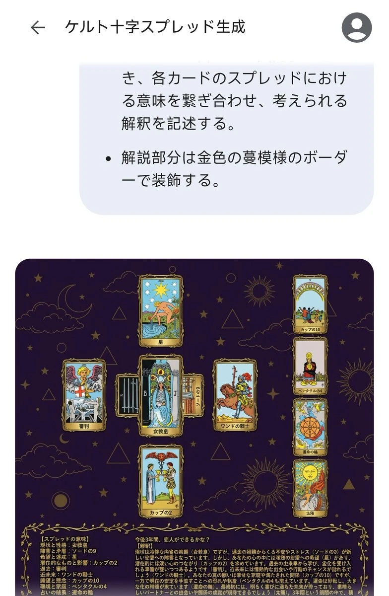 凯尔特十字塔罗占卜解析