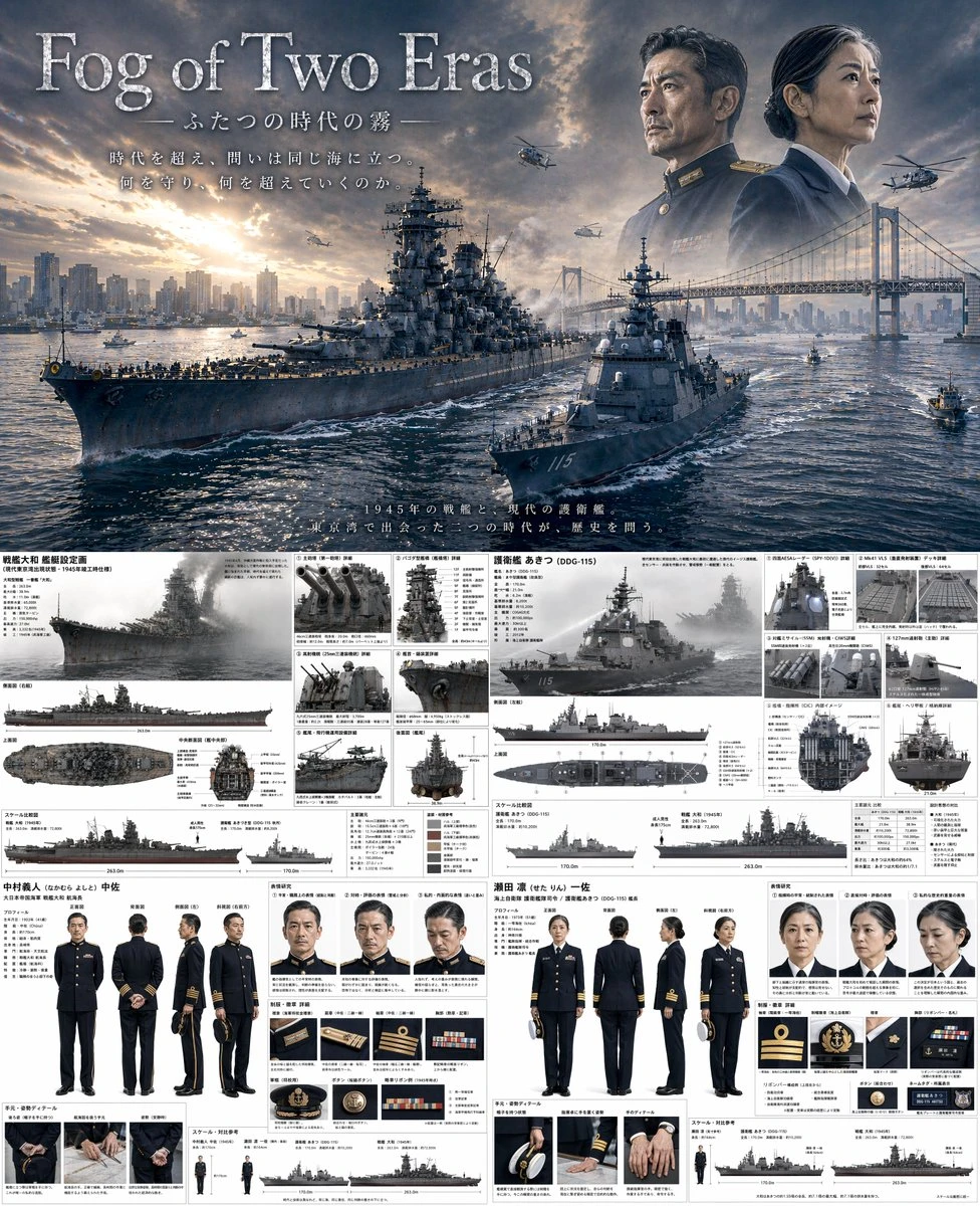 双时代战舰角色设定海报