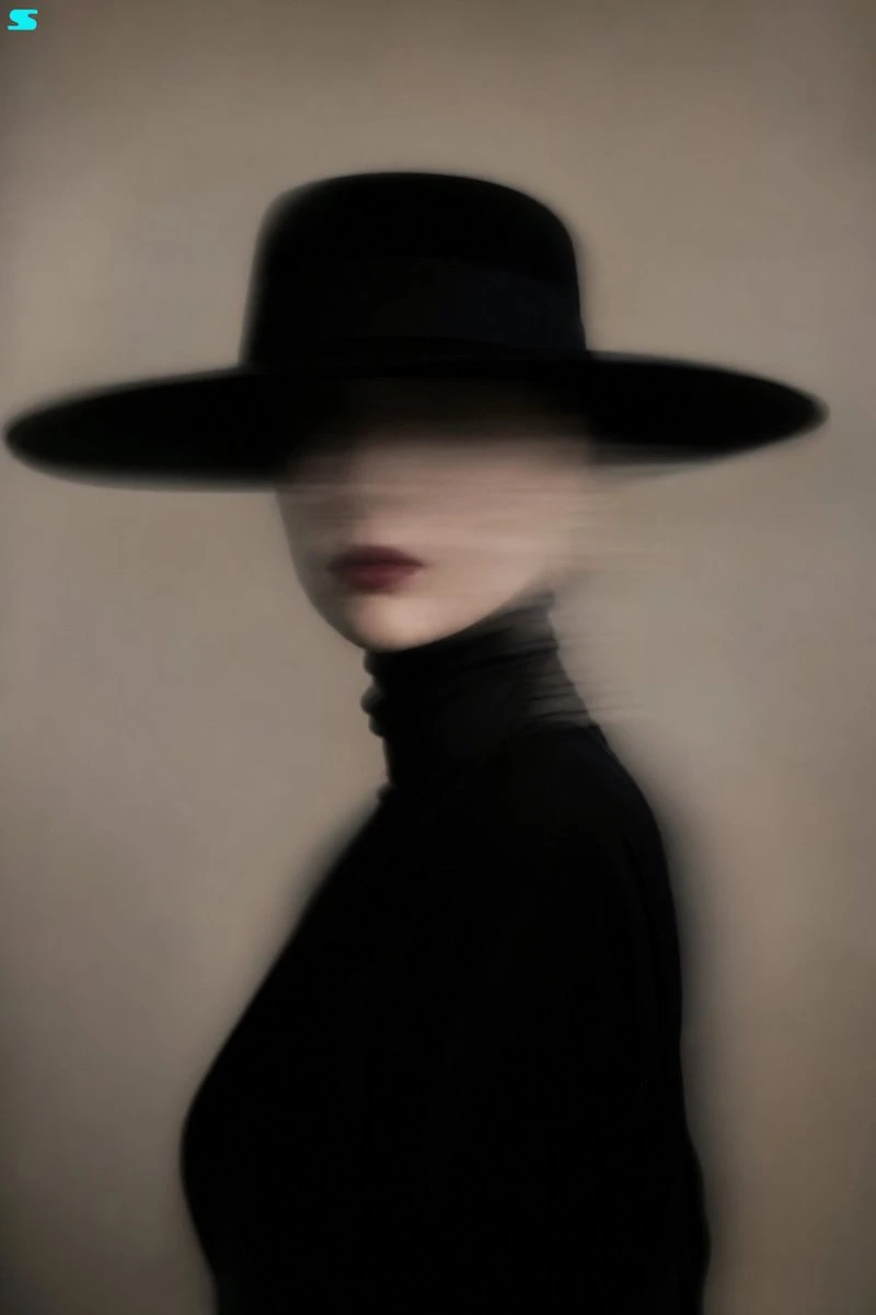 神秘女性时尚人像摄影
