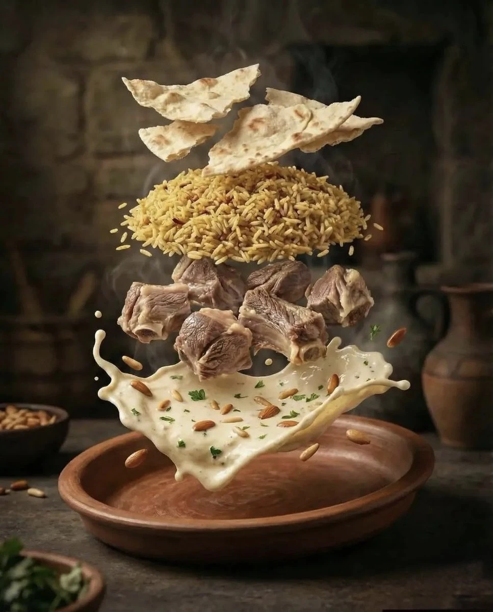 中东美食解构摄影:悬浮层叠的视觉盛宴