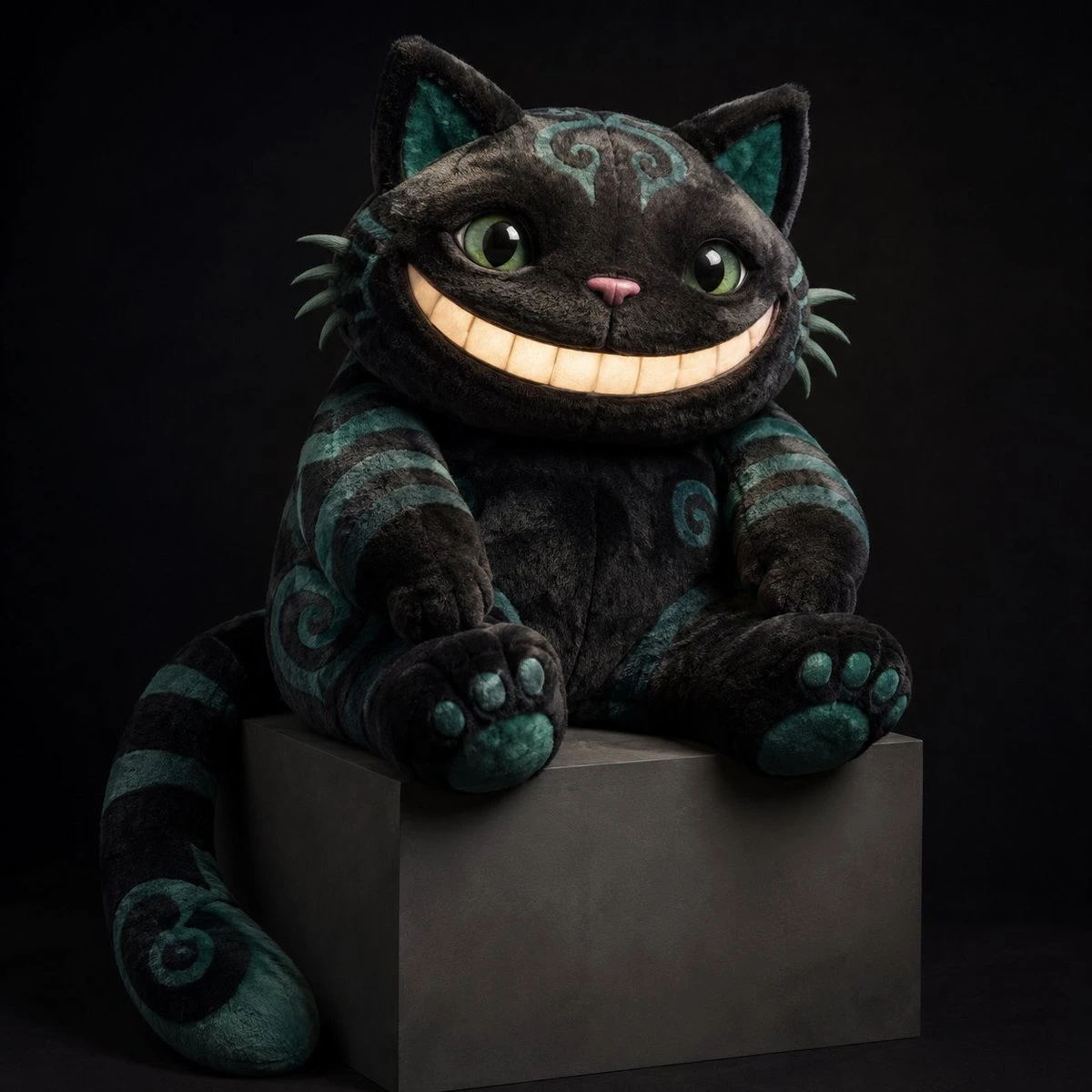 柴郡猫毛绒玩具摄影