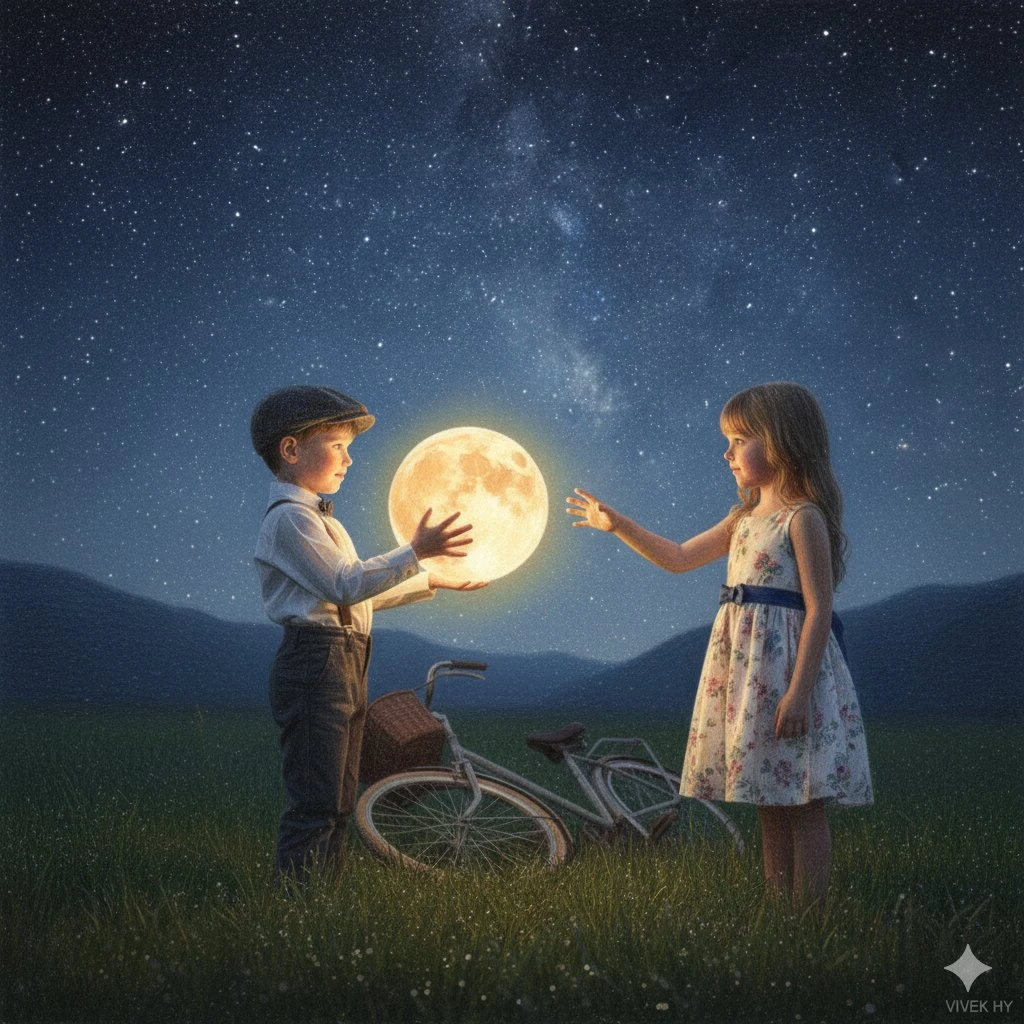 童梦摘月夜