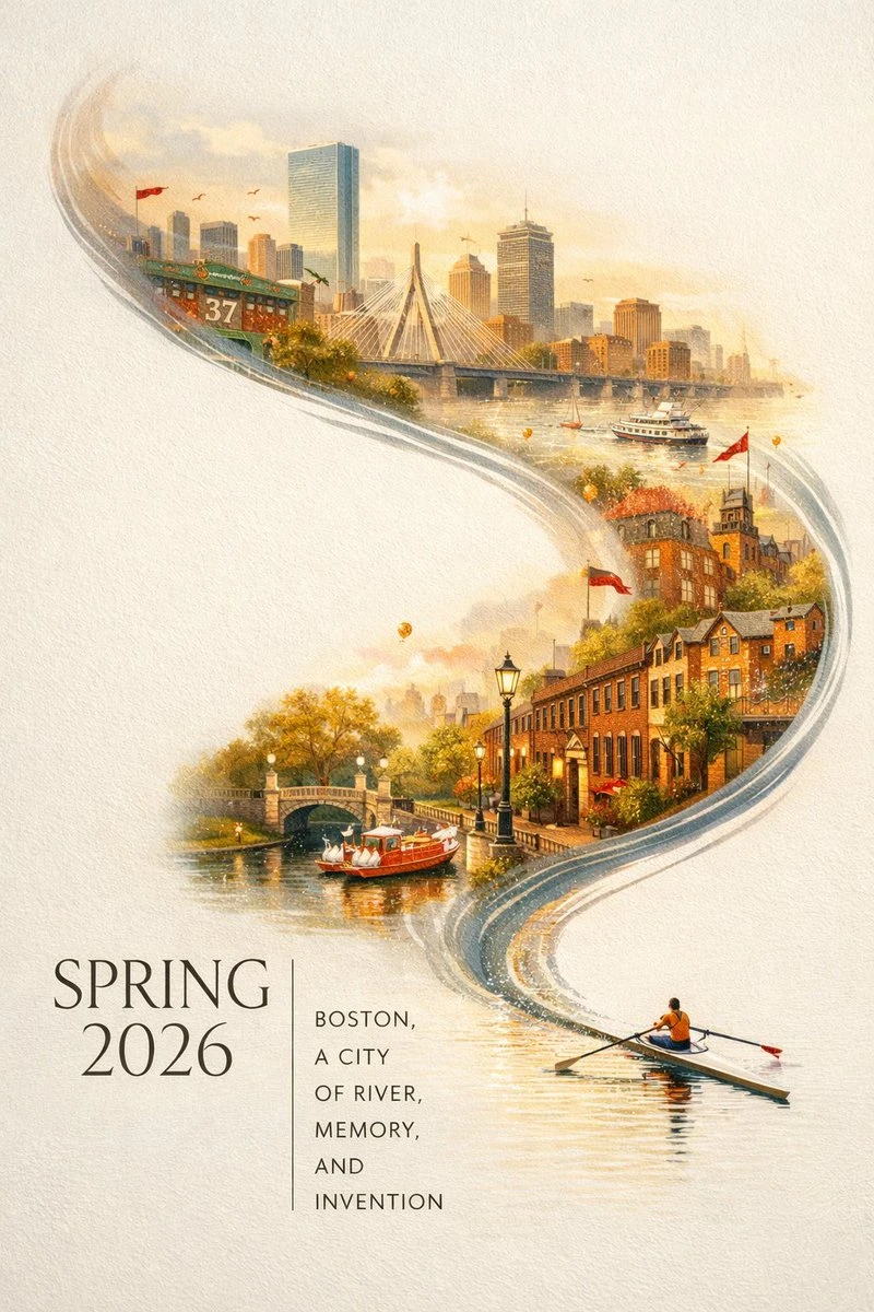 波士顿2026春季城市海报
