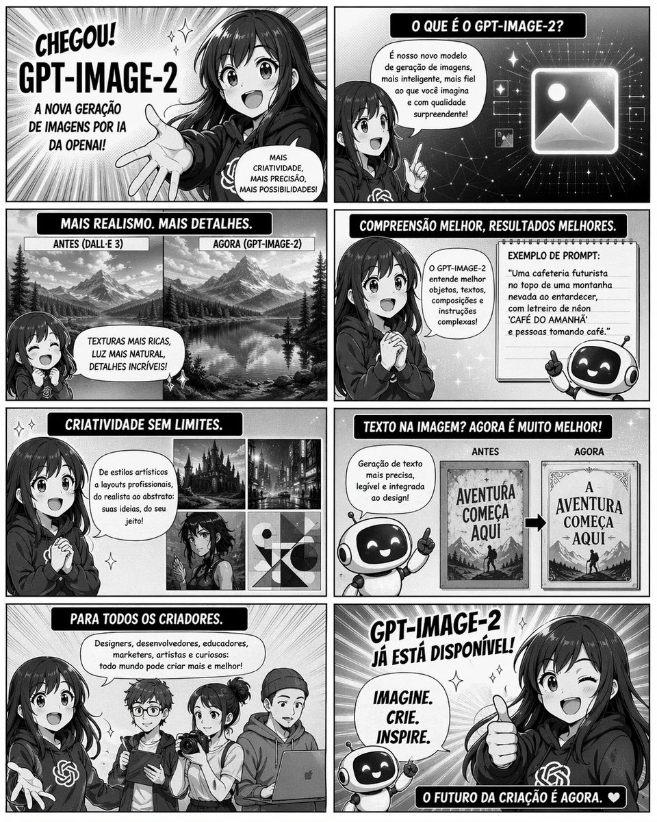 GPT-Image-2漫画风格发布海报