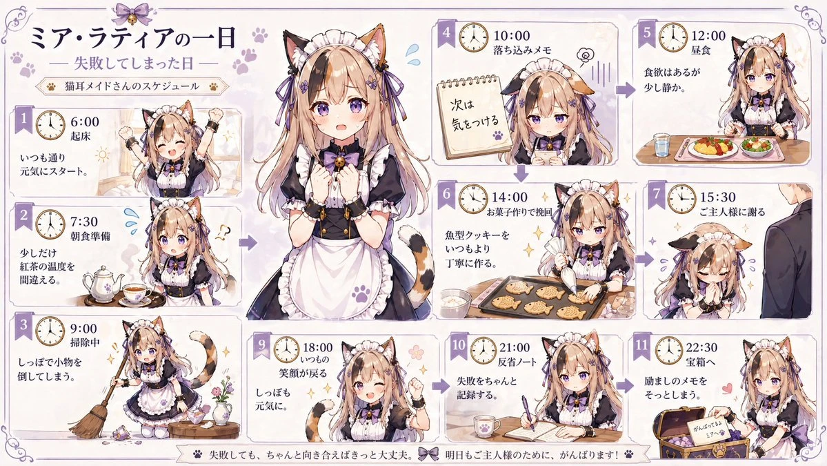 猫耳女仆的一天日程表