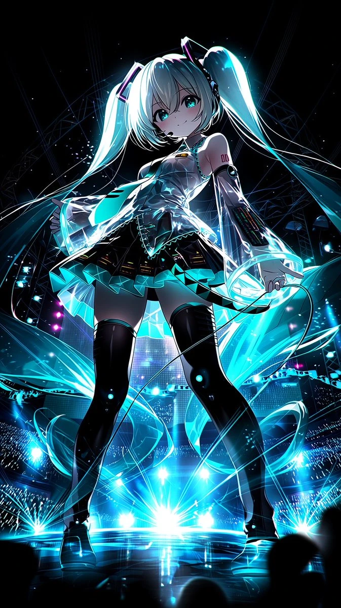 初音未来演唱会插画