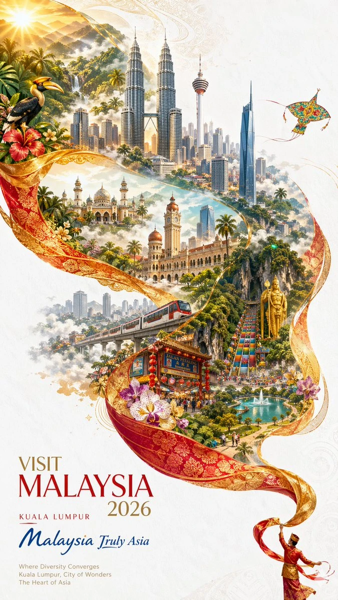 马来西亚2026旅游海报