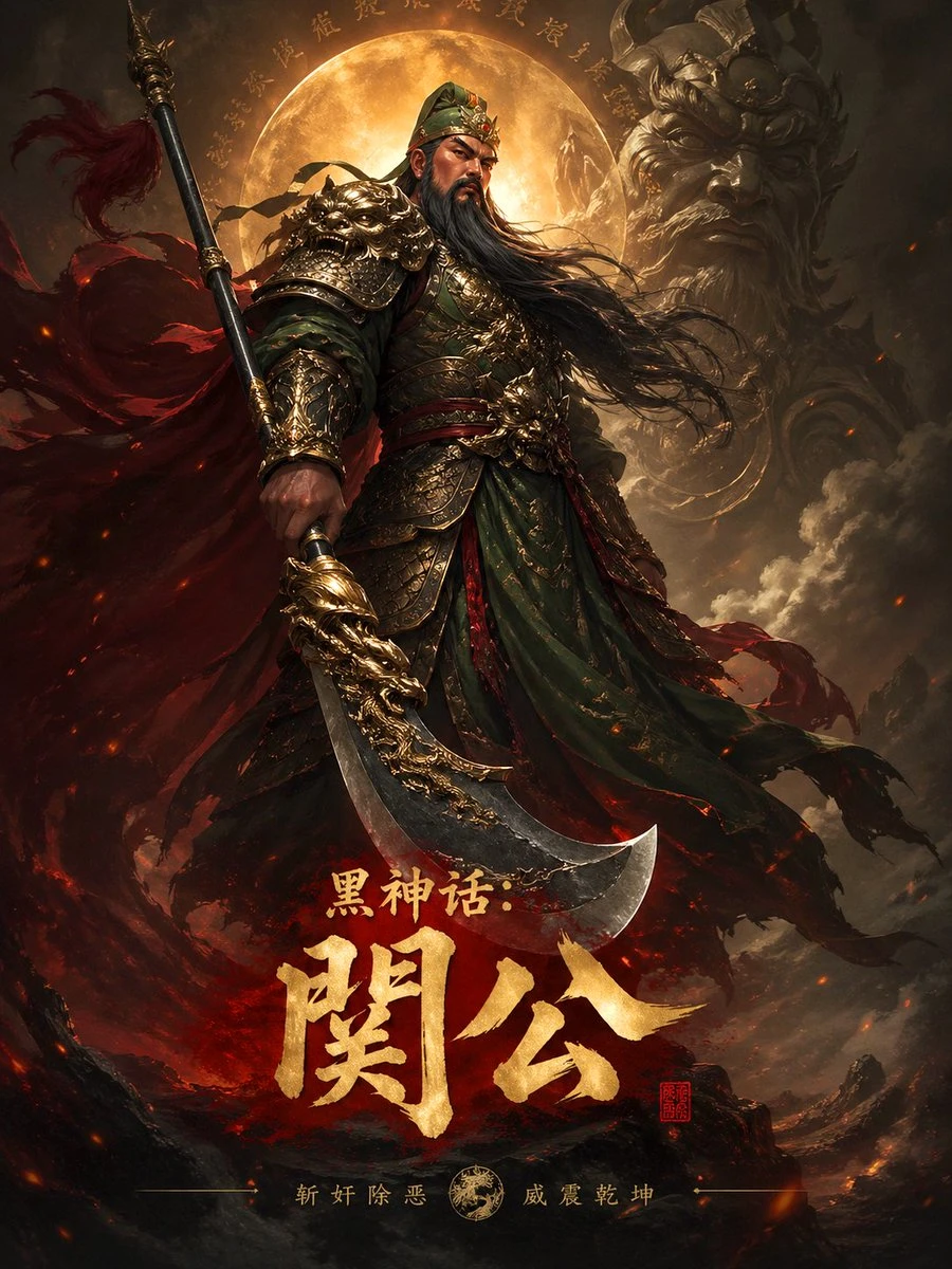 黑神话关公海报