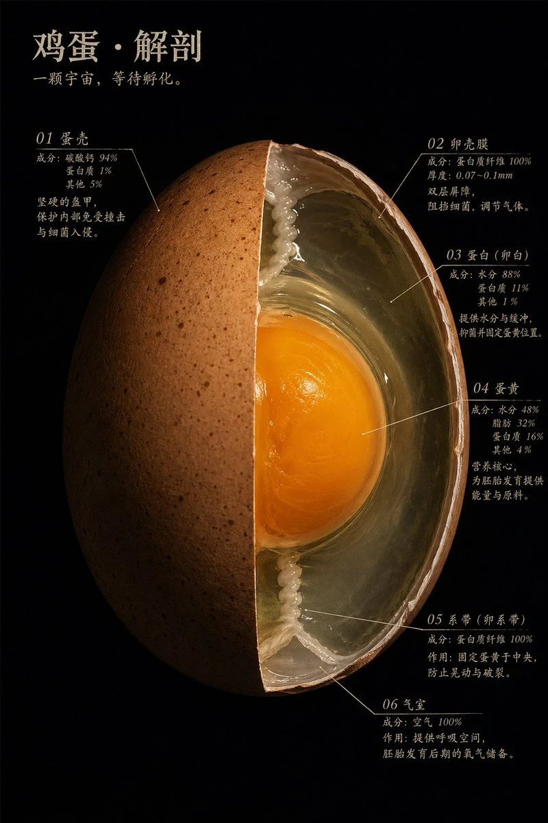 食物解剖科学摄影