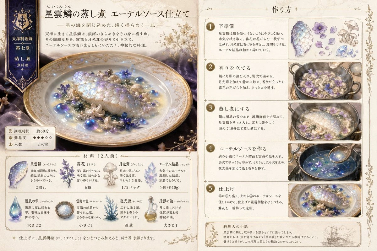 幻想世界料理食谱