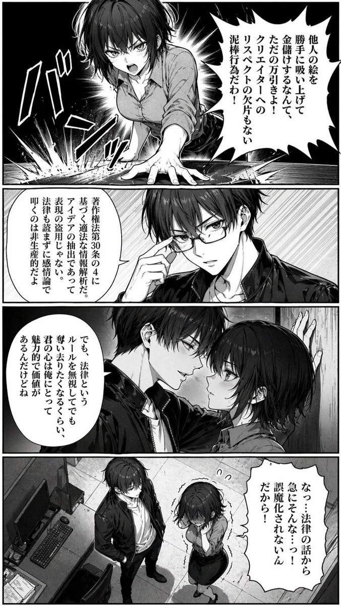 办公室男女冲突转暧昧
