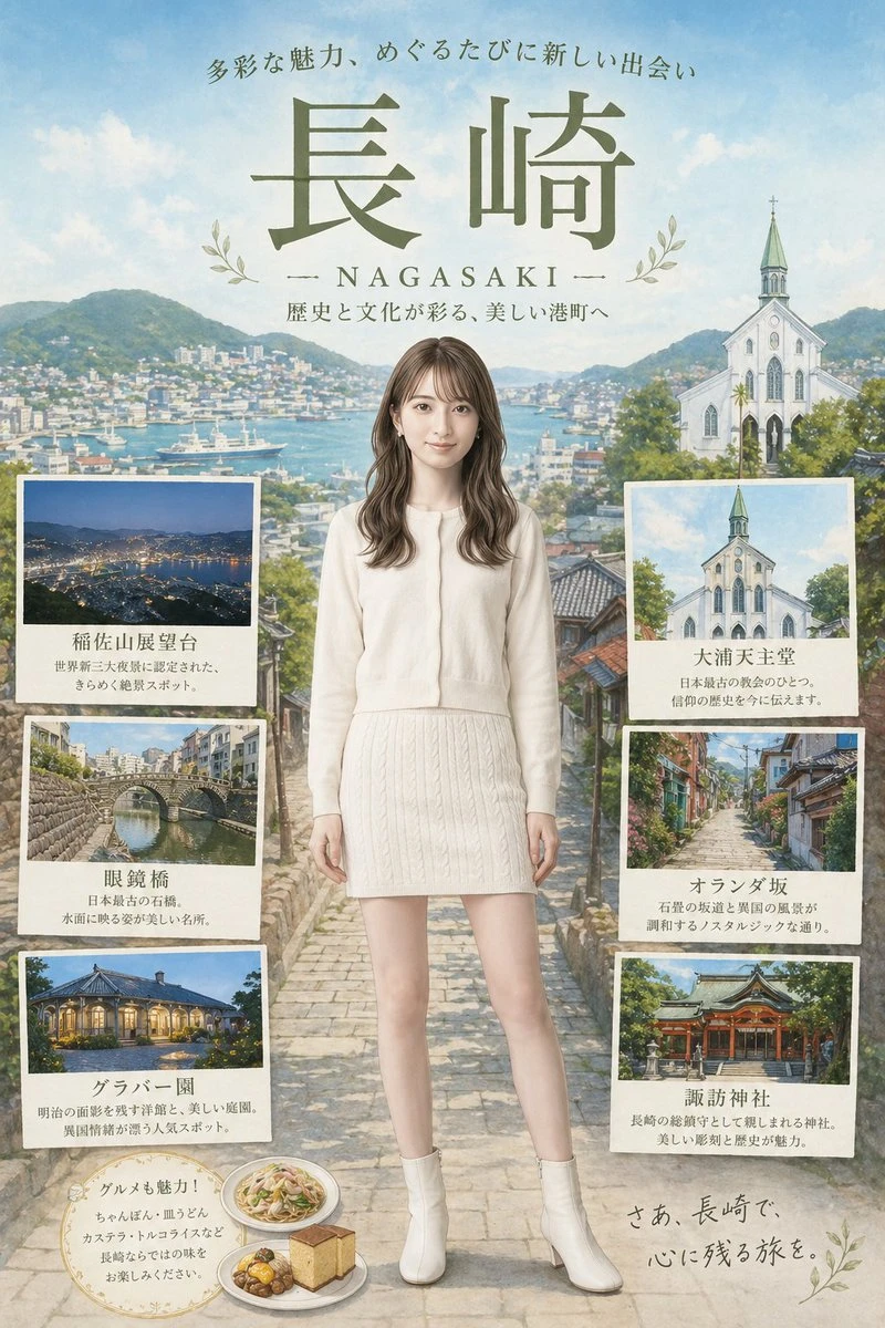 长崎旅游宣传海报