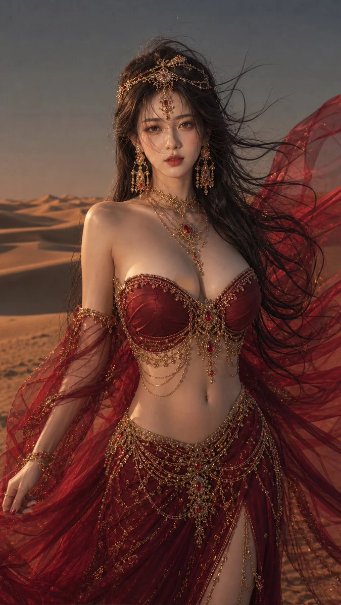 沙漠异域舞姬唯美写真