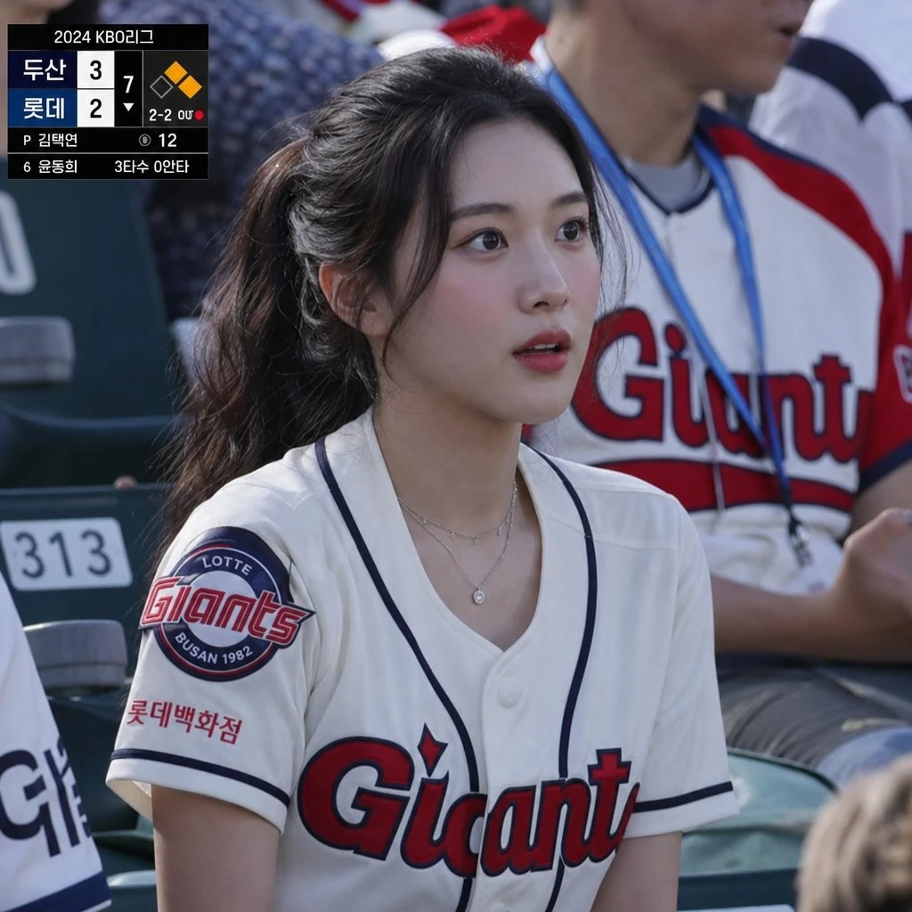 2024年KBO乐天巨人队女球迷赛场写实照