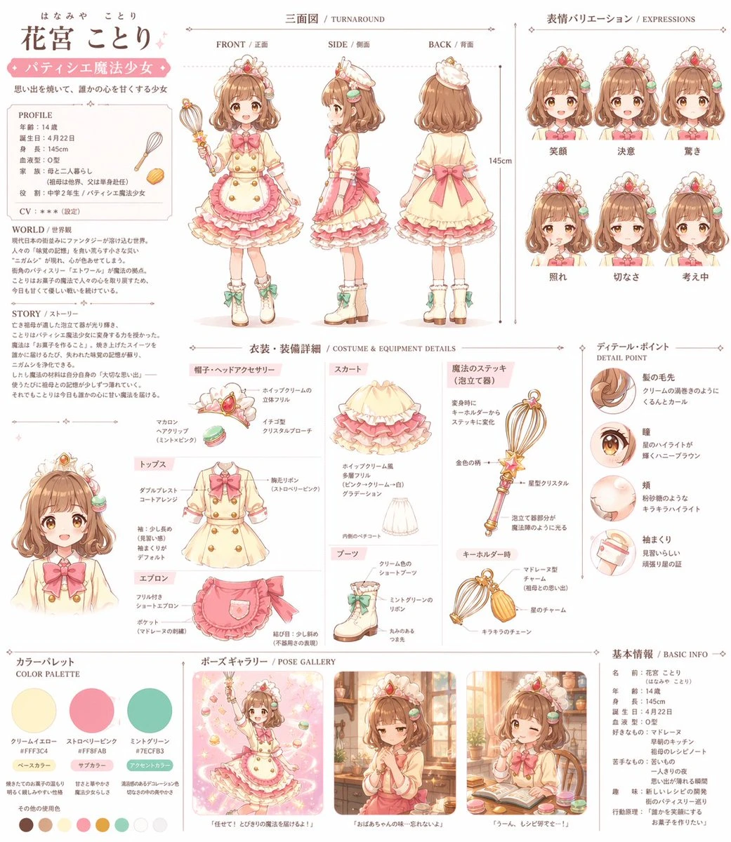 花宫小鸟角色设定参考图